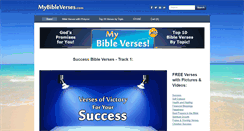 Desktop Screenshot of mybibleverses.com